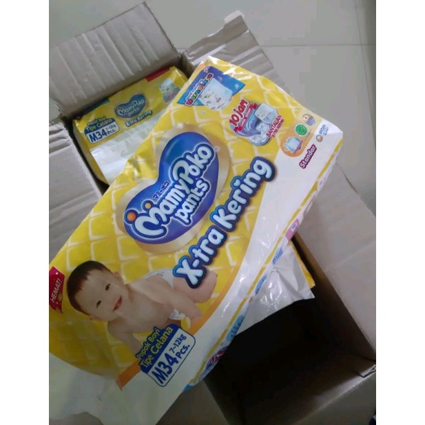 Pampers mamypoko-pampers anak-diapers-popok murah popok sekali pakai popok celana