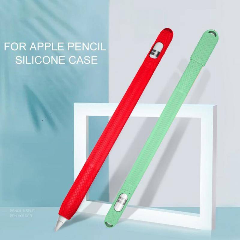 Case Pensil Apple Pencil 1 Bahan Silikon Anti Hilang / Jatuh