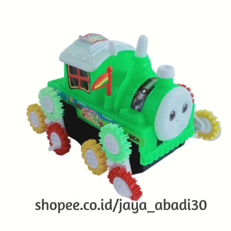 (Free BATTERAI) Mainan tumblink roda tiga / mobil gila