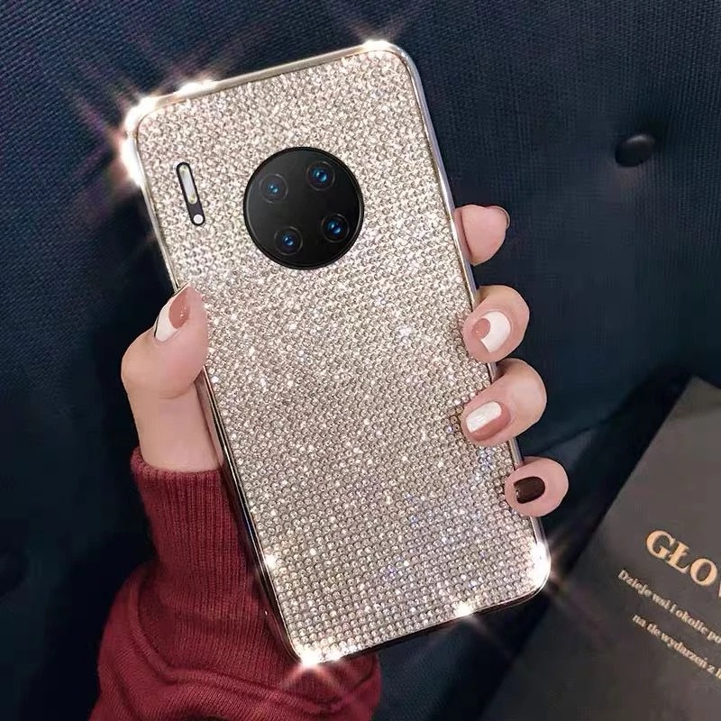 Soft Case Silikon Glitter Berlian Imitasi Cover For iPhone 12 11 13 Pro Max Mini XS XR X 6 6S 7 8 Plus SE2