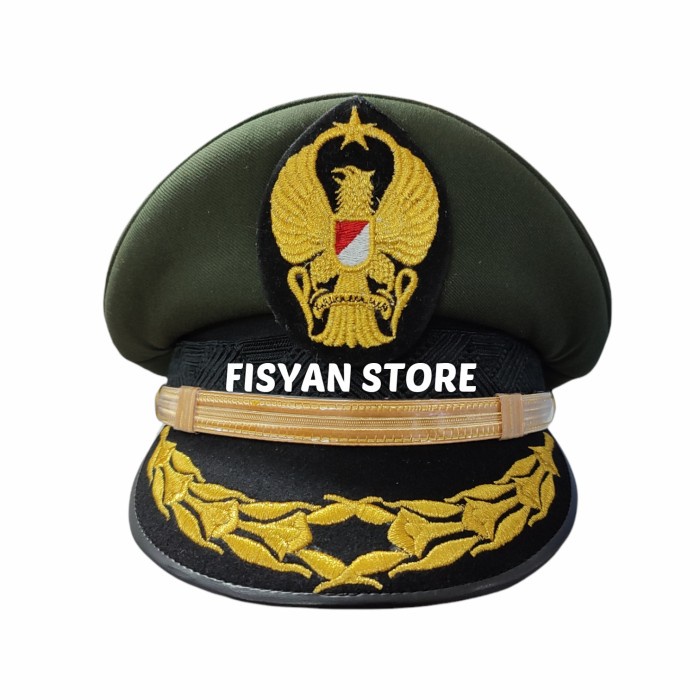 Topi Pet PDU Pamen TNI AD | Topi Pet TNI AD