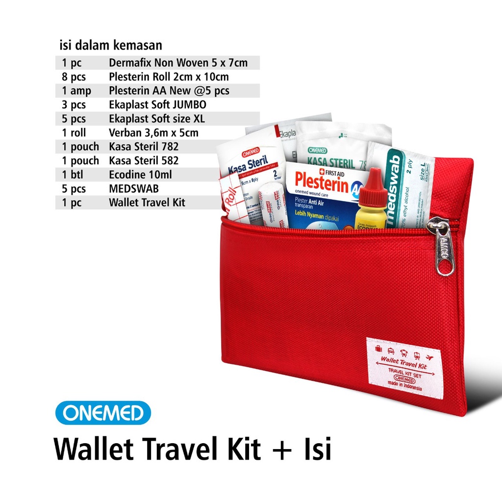 Wallet Travel Kit + Isi OneMed