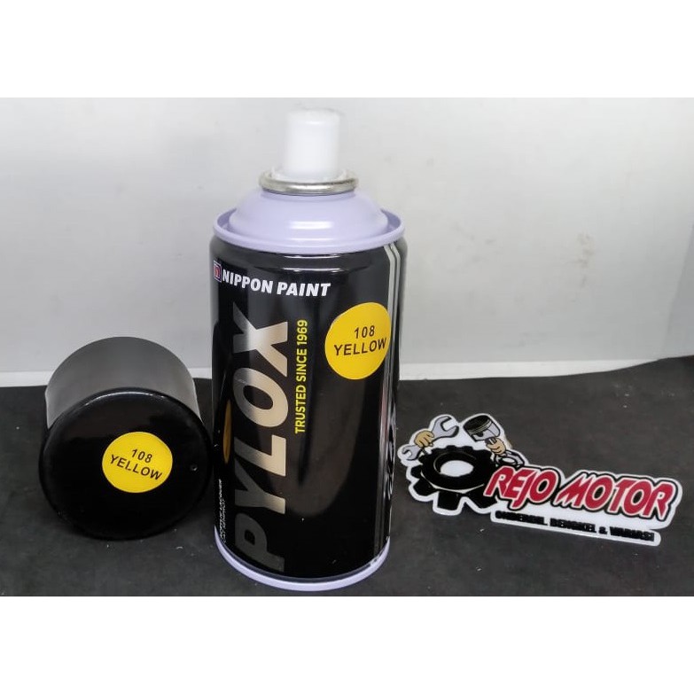

PILOX/PYLOX /SOLID COLOURS & METALLIC COLOURS/ 108 YELLOW / ANTI BAKAR ORIGINAL NIPPON