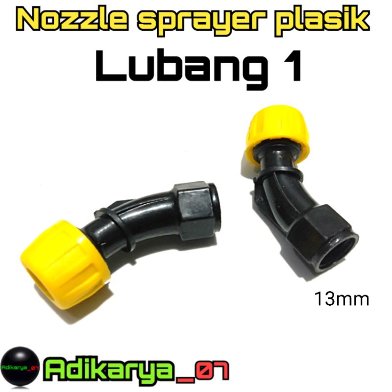 Nozzle Sprayer spuyer plastik spuyer kabut spuyer semprotan hama spuyer plastik lubang 1 PLASTIK