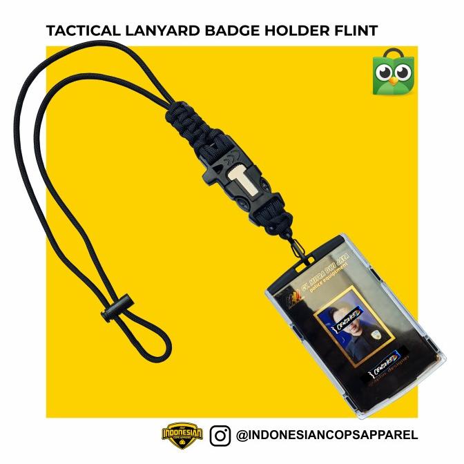 

Tactical Lanyard Badge Holder (Dilengkapi pematik api)