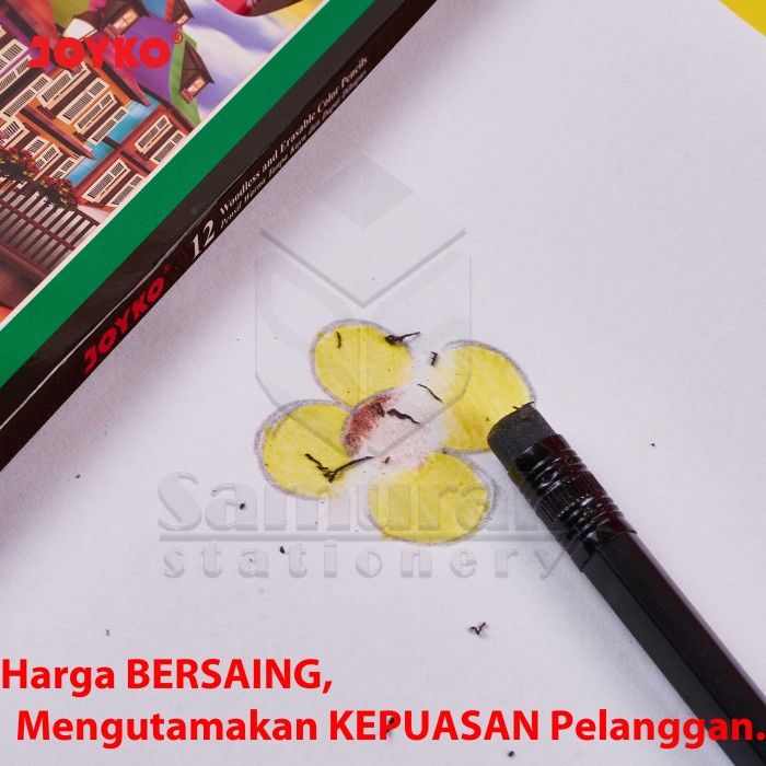 

Segera Miliki Pensil Warna Joyko Cp 109 12 Warna Panjang Bisa Hapus Erasable Cp-109 Hemat