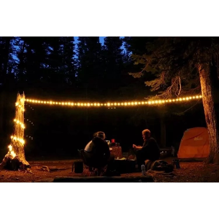 Lampu Hias Light String Portable RGB - Lampung Glamping Warm White - Lampu Camping Portable (Kecil)