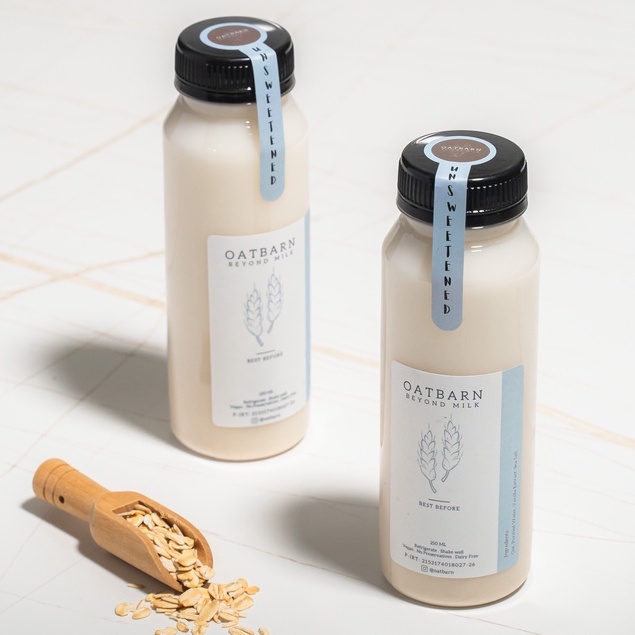 

OatBarn Oat Milk - Unsweetened | Susu Oat Barn Vegan Sugar Free Dairy Free