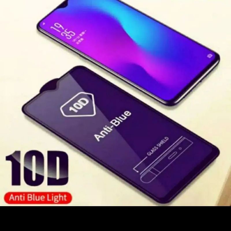 Tempered Glass Blue Light Anti Gores Radiasi All type Semua type HP Oppo Realme Samsung Vivo Infinix