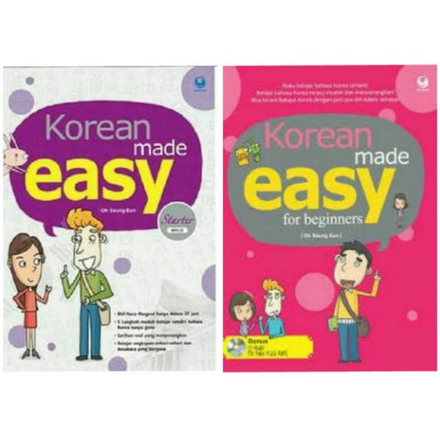 [Set] Korean Made Easy for Beginners | Starters + CD - Buku Original