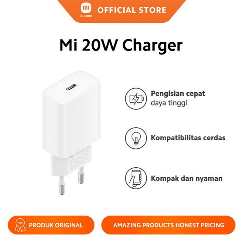 Xiaomi 18W Fast Charger, Qualcomm Quick Charge QC 3.0 - Putih TAM