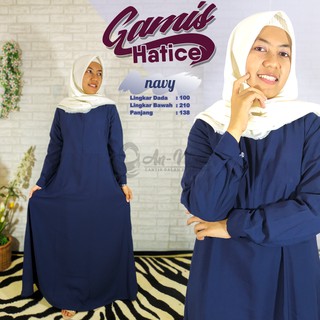 Gamis Jumbo Xxxl Ld 120 Polos Murah Wolfis Busui Lengan Kancing