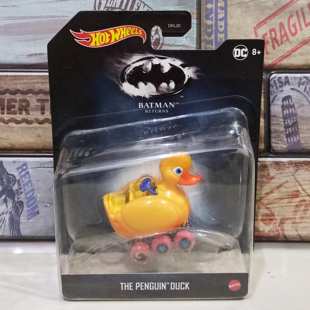 Hot Wheels Batman Series Retro Batmobile Classic TV Series Batcopter The Penguin Duck