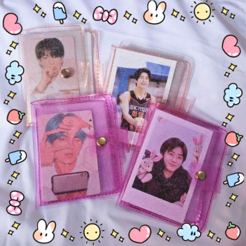 binder photocard, dompet pvc READY STOCK , kolbuk 1p pc, polaroid (card wallet) free polaroid kpop n