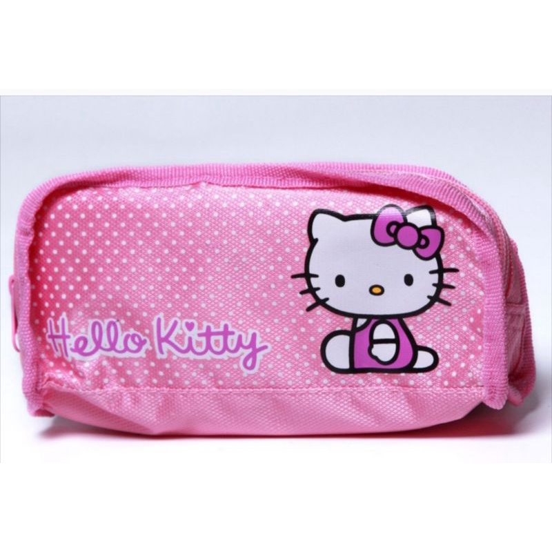 Tempat pensil Hello Kitty bahan Nylon Merk Adinata