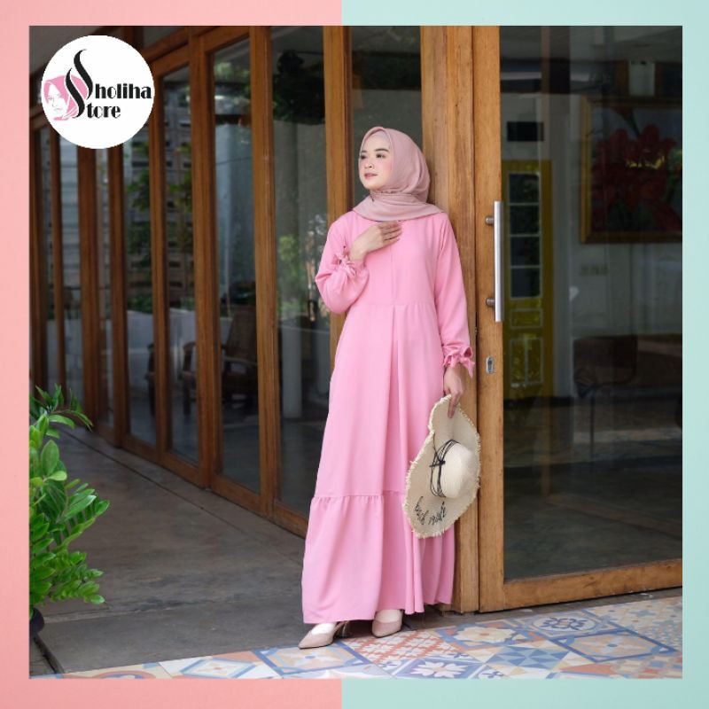 Gamis Murah - Busui Friendly - Calvina - 1B1