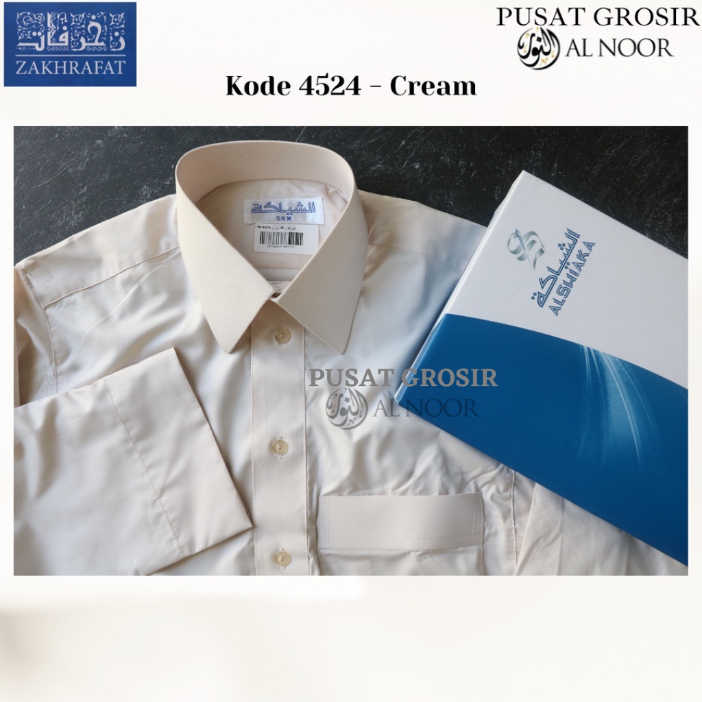 Jubah Saudi | Gamis Pria | Zakhrafat By Alshiaka Kode 4524