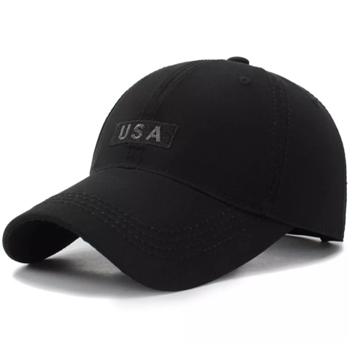 Terbaru!! Topi Baseball Cap Usa Bahan Catton Import Pria Wanita Simple Termurah