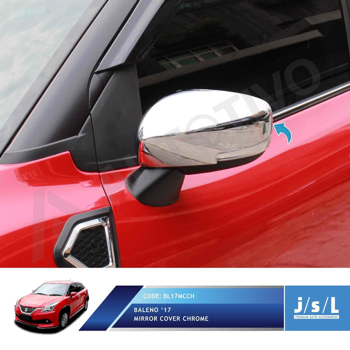 Cover Spion Suzuki Baleno Hatchback Mirror Cover Chrome