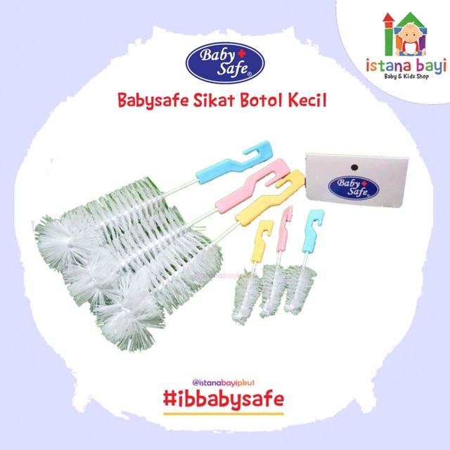 Baby Safe Bottle and Teat Cleaning Brush - Sikat botol Susu murah BD037/BD037-1