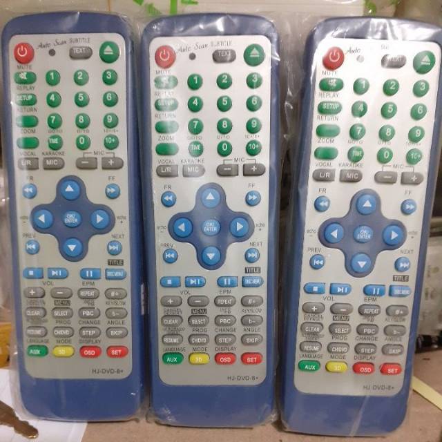 REMOTE REMOT DVD MULTI/UNIVERSAL 8X LEBIH LENGKAP