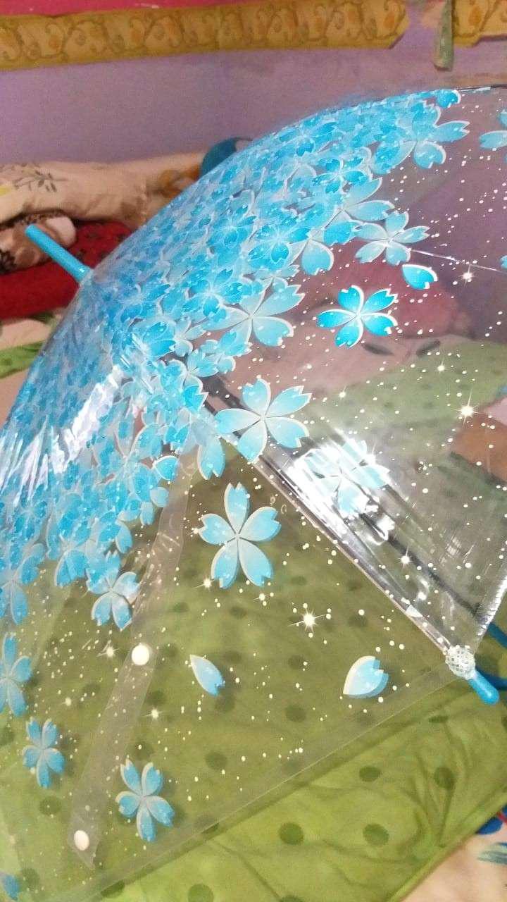 Sale Payung Transparan Grc Bening Corak Sakura Jepang Korea Py756 .