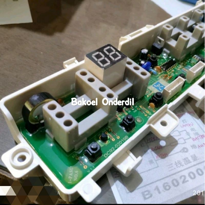 MODUL PCB DC92-02019B MESIN CUCI SAMSUNG TOP LOADING WA10M5120SG