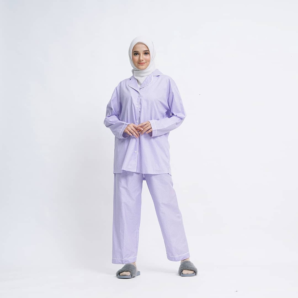 baju tidur piyama katun wanita by salena hijab
