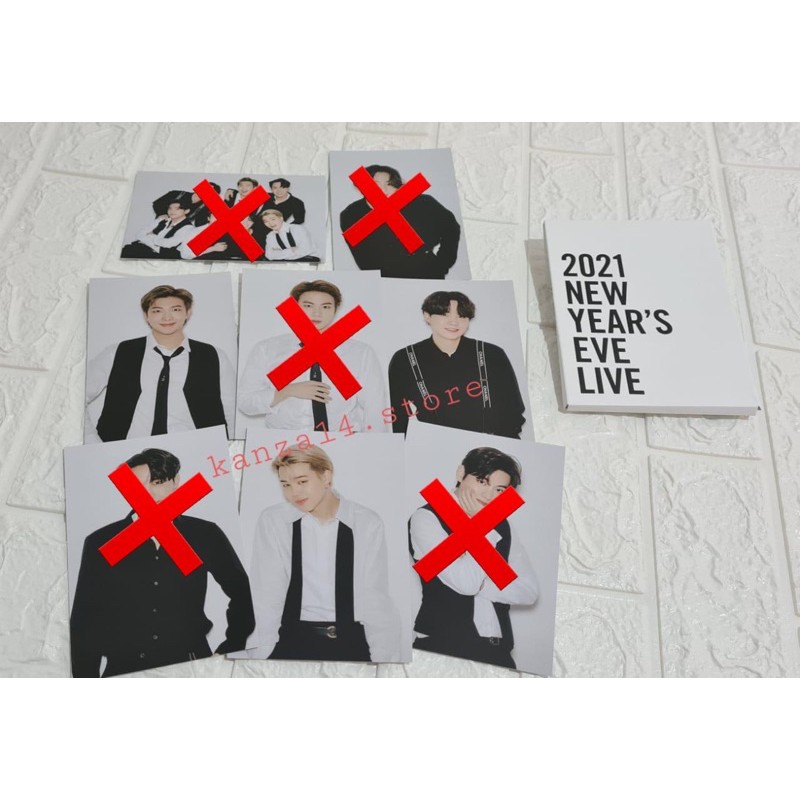 READY OFFICIAL POSTCARD BTS NYEL