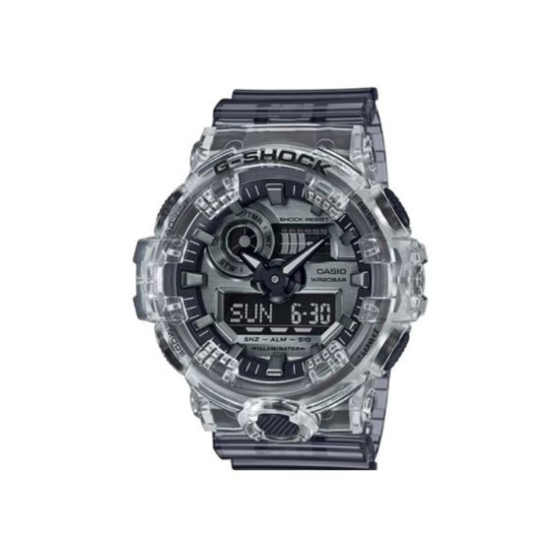 Jam Tangan Pria G-Shock GA-700SK Transparan Hitam Original
