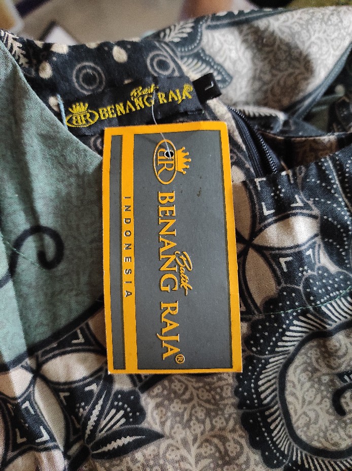 Benang Raja Tunik Batik Wanita Lengan Panjang Ukuran M L Xl