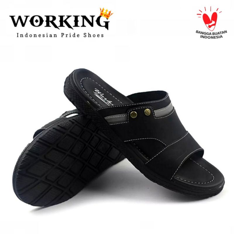WORKING M-03 Sandal Pria Sandal Jepit Sandal Pria Casual Sandal Pria Karet Sendal Jepit Sandal Murah