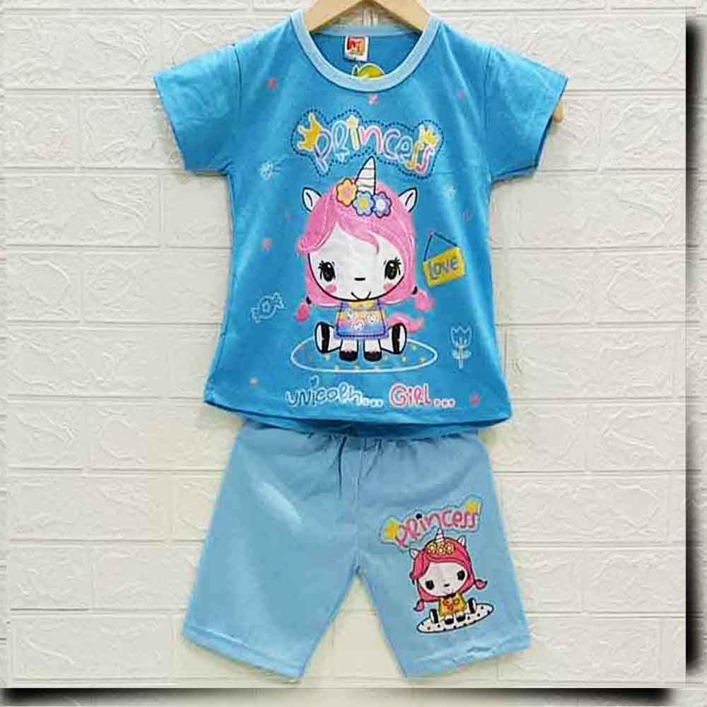 MKids88 - Baju Setelan HP KAOS Anak Perempuan Princes