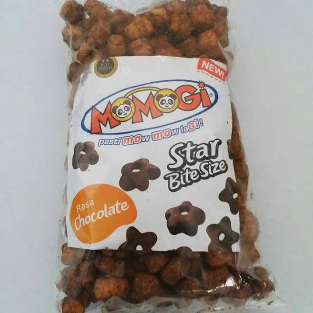 

Momogi Snack twist jagung/mini stick jagung/star bites coklat