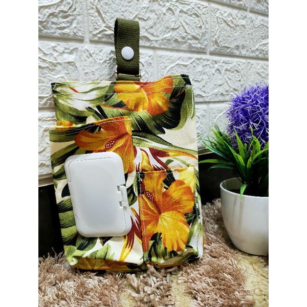 pouch dompet tempat tisu 3 in 1 bahan kanvas tebal termurah di shopee