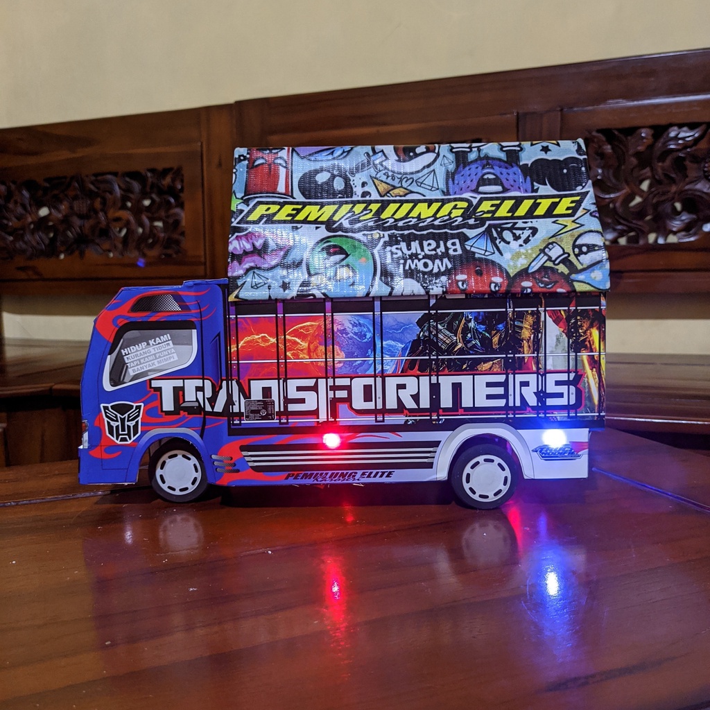 MINIATUR TRUK OLENG FULL VARIASI LAMPU TERPAL MURAH TRUK OLENG LAMPU TERPAL BISA BELOK MAINAN ANAK TERLARIS TERMURAH MAINAN EDUKASI MAINAN OLENG TRUK KECE TRUK OLENG