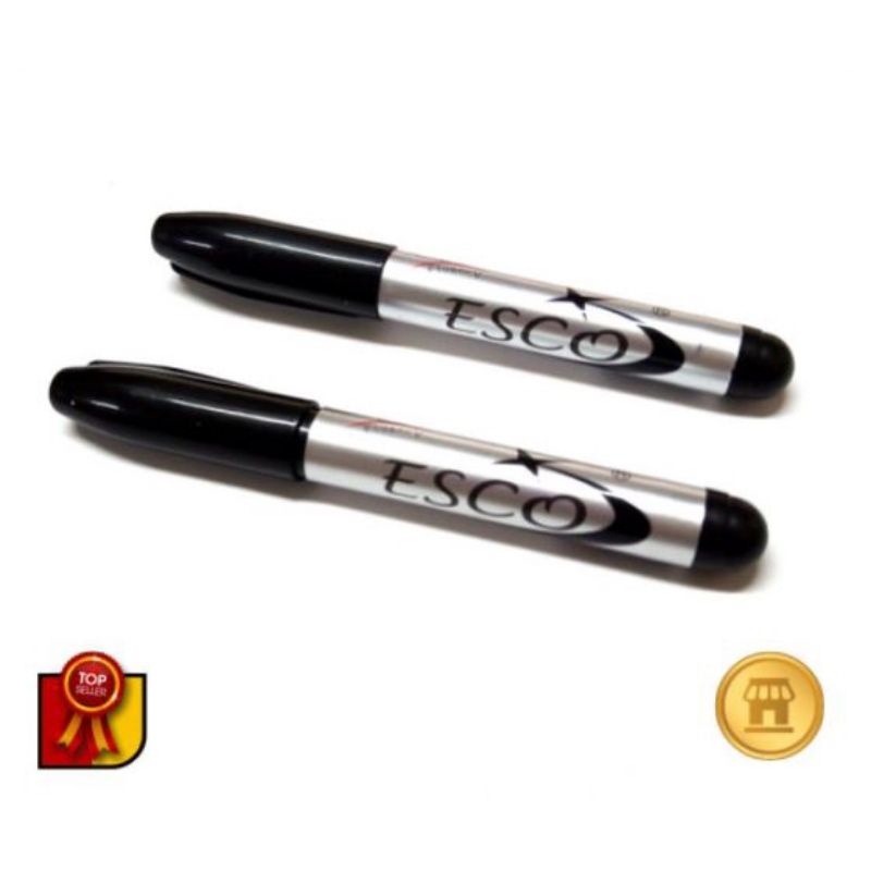 

Spidol Hitam Permanent ESCO/ Spidol Permanent Marker ESCO