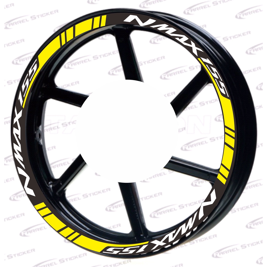 Stiker Velg Motor Yamaha NMAX Cutting Sticker Termurah