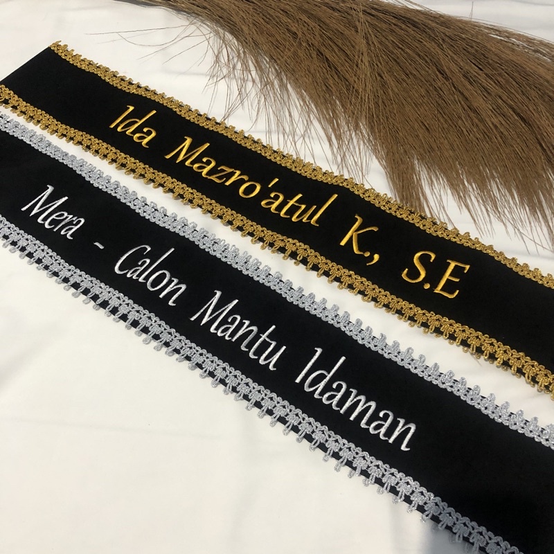 (good deal) Selempang Wisuda Selendang Wisuda Selempang Bordir