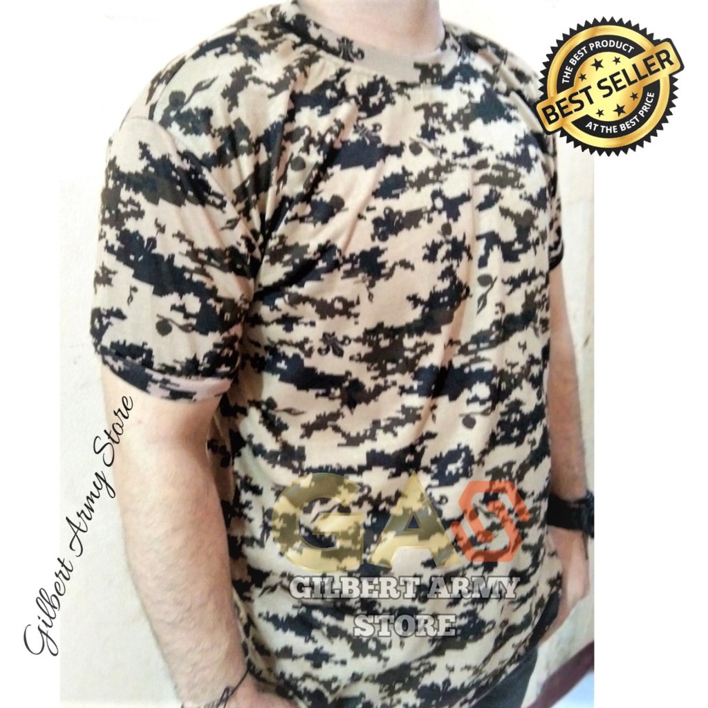 GILBERT ARMY STORE Kaos Loreng Pramuka Lengan Pendek Grosir Kaos Loreng Murah