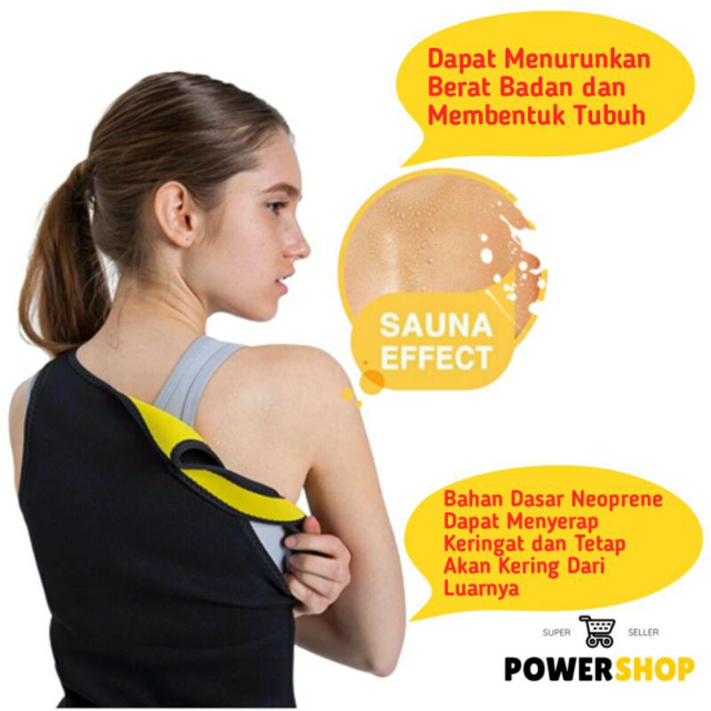 BAJU SAUNA SUIT OLAHRAGA GYM FITNESS PEMBAKAR LEMAK HOT SHAPER ORIGINAL HOT SHAPERS  A2