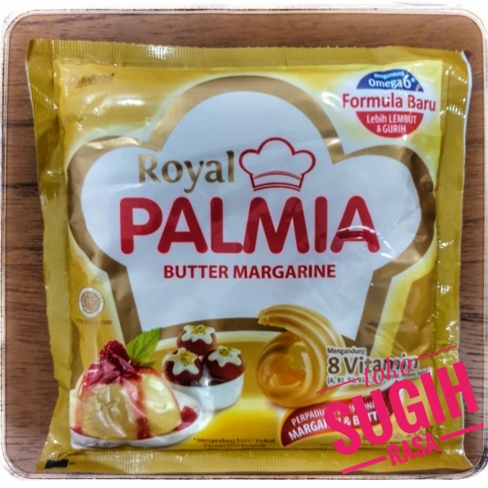 

101bfbb Mentega Margarine Royal Palmia 200 Gr Xa201As