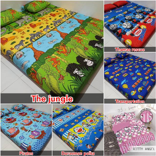 Sprei cewek Sprei home made karakter 160*200(2sarban+2sargul)