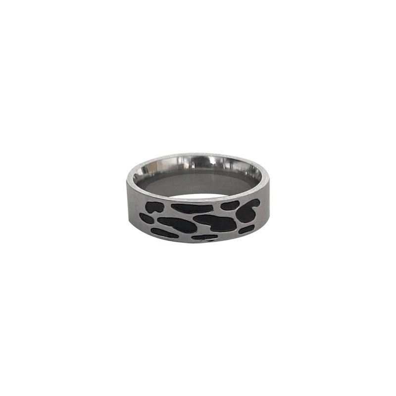 Cincin Bahan Titanium Steel Gaya Hip Hop