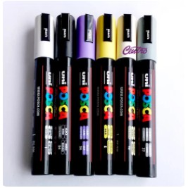 

UNI POSCA PC-5M Marker Pen Medium Point Marker Warna-Warni