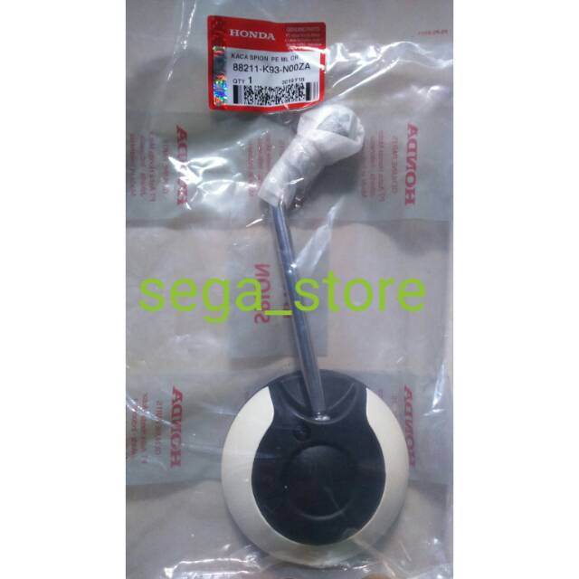Kaca spion honda new scoopy fi ESP led ori original AHM warna cream