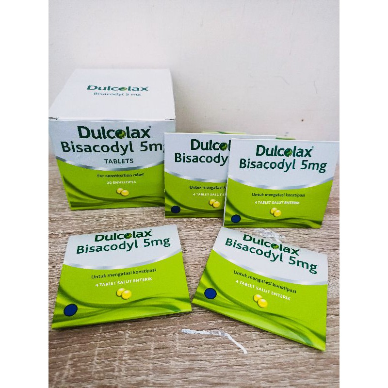 COD DULCOLAX TABLET ISI 4 - PENCAHAR - MENGATASI KONSTIPASI - BISACODYL 5 MG