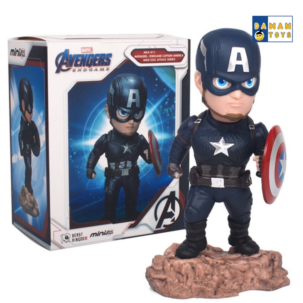 Avengers Endgame: Captain America Ironman Mea-011 Mini Egg Attack Figure