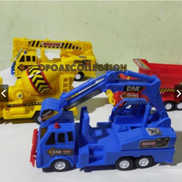 1 pcs mainan mobil truck truk bego molen enginering tersedia 4 seri ukuran kecil