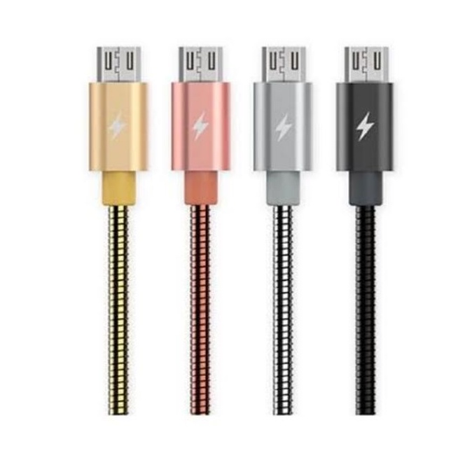 [FLECO F2.30] KABEL DATA MICRO USB FAST CHARGING 3.1A METAL CABLE